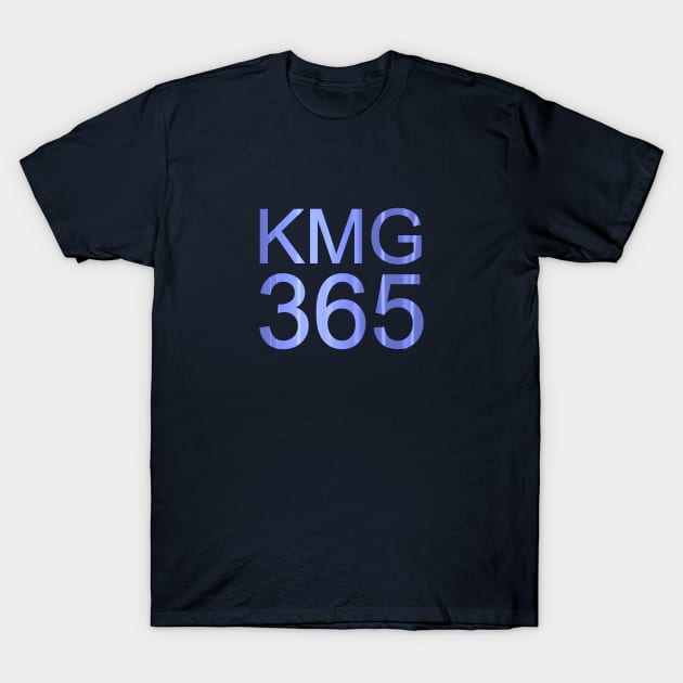 KMG 365 (Blue Metallic) T-Shirt by Vandalay Industries